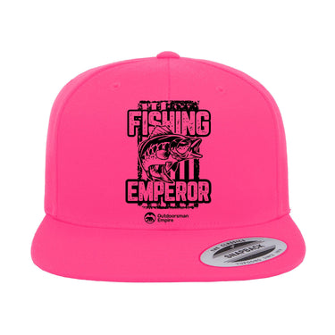 Fishing Emperor v4 Embroidered Flat Bill Cap